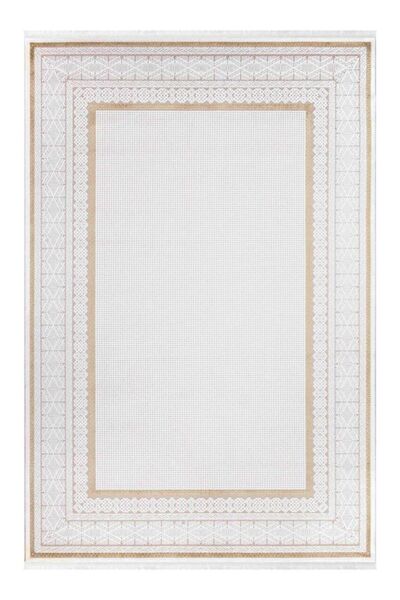 Halıcı Mustafa Vivaldi Halı Elite Serisi 1036 Krem Akrilik Çerçeveli Salon Ha...