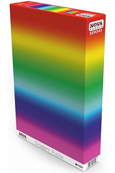 Nova Puzzle 1000 Parça Çok Renkli Gradyan Puzzle