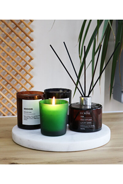 Gemboss Round Decorative 25 Cm Marble Presentation Tray