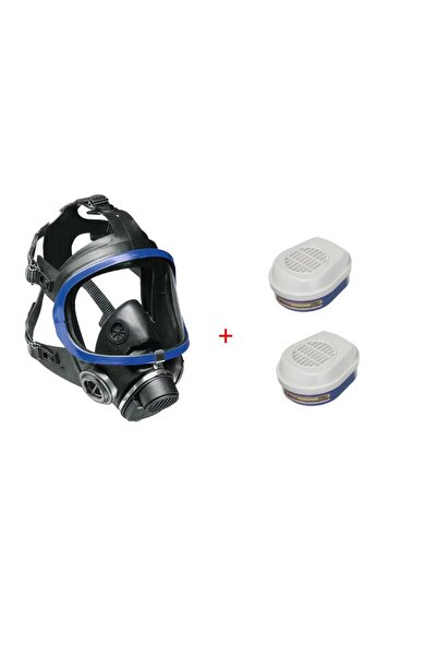 Dräger Drager 5500 Tam Yüz Gaz Maskesi +817 ABEK1 HG P3 FİLTRE