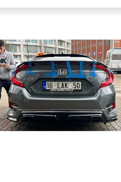 GÜNEŞLİ GARAJ Honda Civic Fc5 Makyajsız Mugen Arka Ek