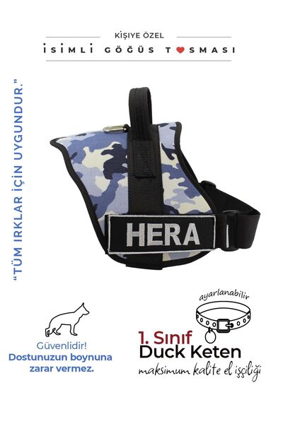 MgTasma Kişiye Özel, Isimli K9 Köpek Tasması, Göğüs Tasması