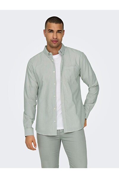 Only & Sons ONLY&SONS Erkek Çizgili Gömlek 22027766