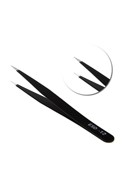 Ponemio ESD-12 Antistatik Cımbız  Hassas Elektronik Cımbız