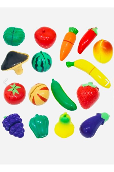 PeriYedi مجموعة قطع الفواكه والخضروات المكونة من 41 قطعة - في علبة
