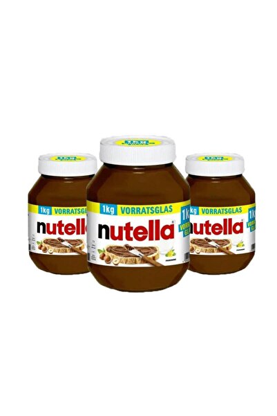 Ferrero Nutella 1kg Almanya Menşei x3