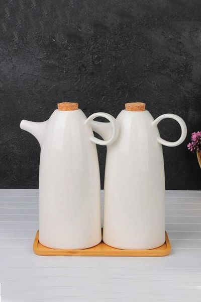 AROW Kate Porcelain 2-Piece Oil Pot Set 1000 ml Dc1.tr-3106
