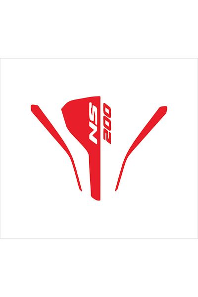 SEÇ Pulsar Ns200 Front Head Sticker Moto Sticker