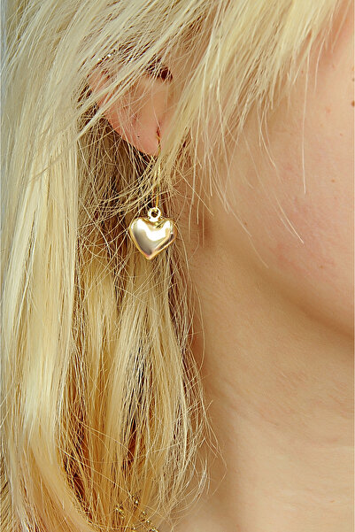 EUROMODA Heart Designed 2-Piece Chain Necklace Earring Bracelet Set