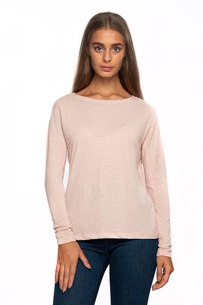 Miss Murem Mrm Basic Blouse - Powder Color
