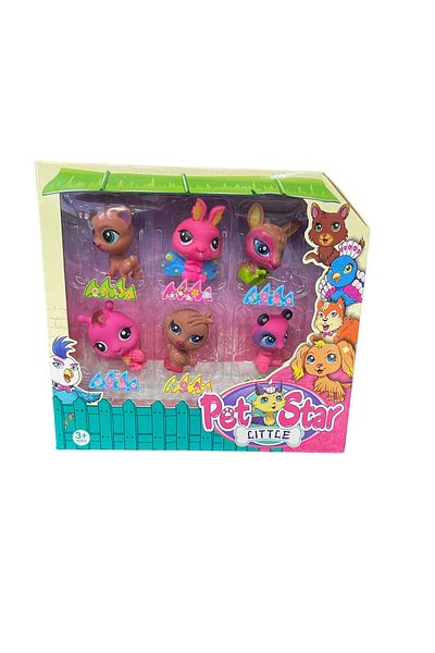 Shem Pet Star Animals Set of 6