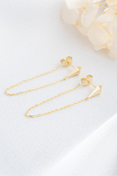 Silvano Jewelry 925 Ayar Gümüş Zincir Küpe