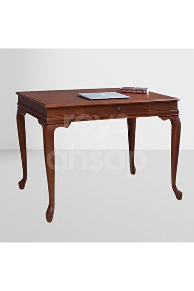 ROYS AHŞAP 5215 Ceviz 110 Cm Çekmeceli Lükens Ofis Çalışma Masası