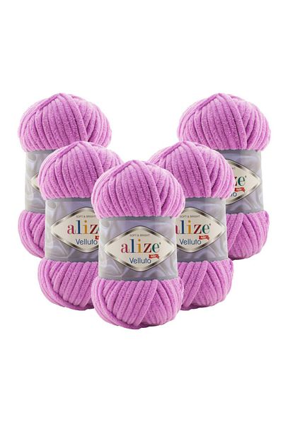 Alize Velluto 5-pack 378 Ορχιδέα Πλεκτό Χέρι
