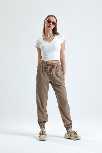 Miss Murem WhiTe V-neck Camisole T-Shirt
