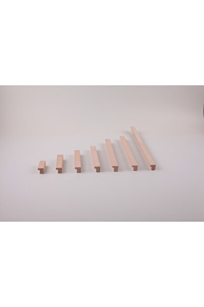 KOÇSAN 10 bucăți 192 mm (19,2 cm) mâner din lemn de lux pentru mobilier de bucătărie, mâner pentru sertar dulap