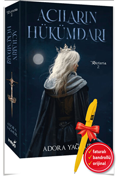 İndigo Kitap Alfa Moda Kalem + Acıların Hükümdarı / Adora Yağmur ciltsiz yeni...