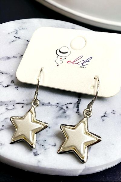 KALBE Pearlescent Star Earrings