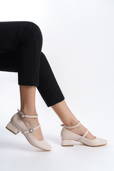 MRVN MERVINA Pantofi arcuiti cu toc mic Mary