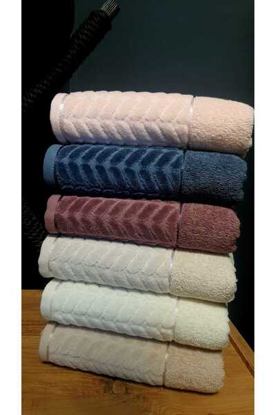 Nurpak Набір рушників для рук Lımt 6 штук 50x90см 100 бавовна