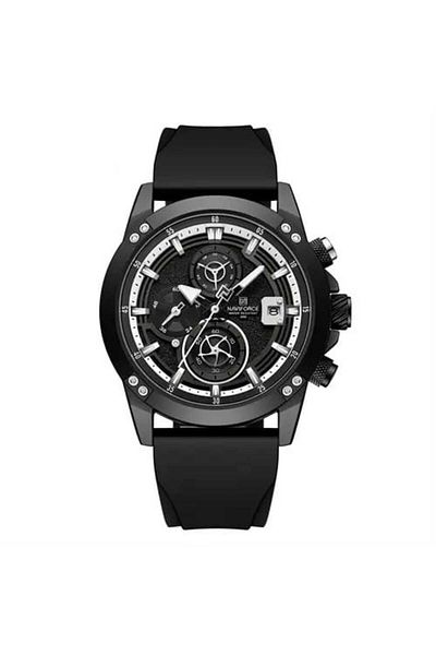 Naviforce Men's Wristwatch Functional Silicone Cord 1913