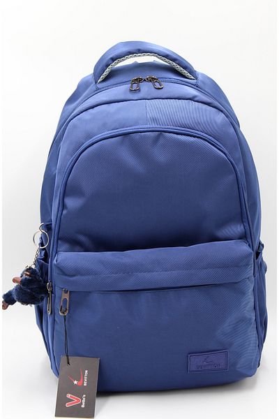 Bevitton Water Resistant Custom Bett's Fabric Unisex Navy Blue School Backpack 34100