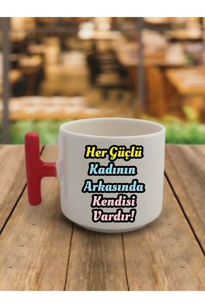 lili hediyelik Behind Every Strong Woman Has Itself Written Coffee Cup Mug