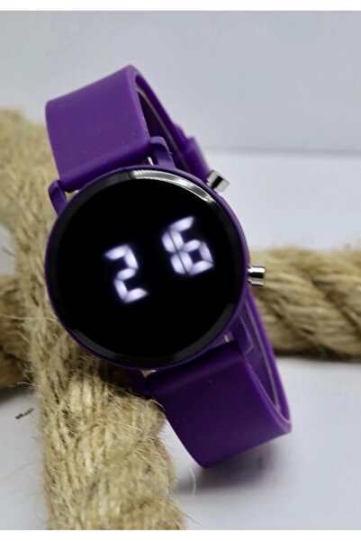 Şah-Mat Digital Purple Color Women's Wristwatch Shah-155