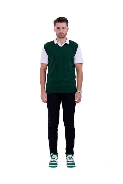 Fashinyou Men's V-Neck Sweater