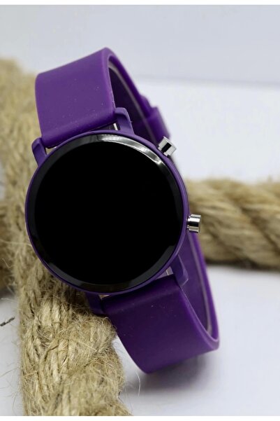 Şah-Mat Digital Purple Color Women's Wristwatch Shah-155