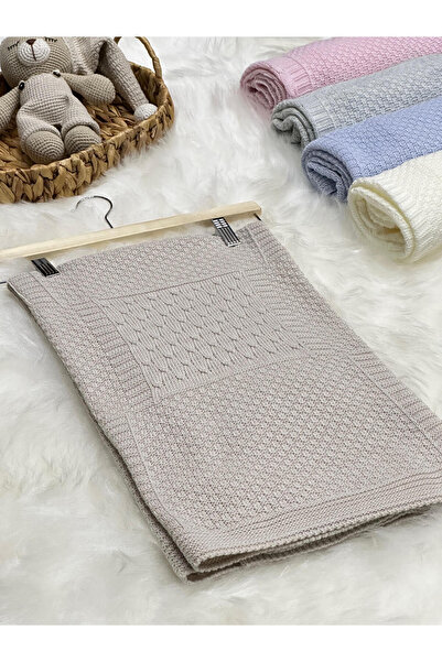 Home بطانية أطفال منسوجة على شكل قرص العسل من ليتلاند