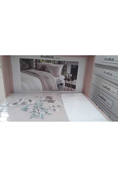 Özdilek ÖZDİLEK BOUTIQUE  BEJ   COZY ÇİFT KİŞİLİK NEVRESİM TAKIMI