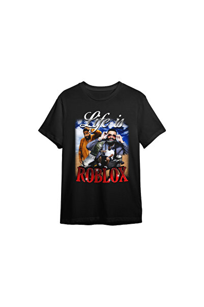 sznwear LIFE IS ROBLOX tee tişort