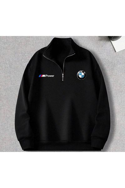 optimist sağdıç the original New Season Half Zippered Bmw M Power Printed Sweatshirt