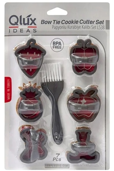 LOVYCO مجموعة قوالب البسكويت مع ربطة عنق