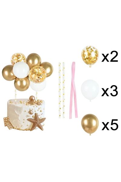 asöy Chrome Balloon Pastel Balloon Macaron Balloon Cake Decoration Cake Balloon