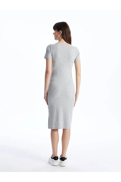 LC Waikiki Φόρεμα εγκυμοσύνης LCWAIKIKI Maternity Crew ίσιο κοντομάνικο φόρεμα εγκυμοσύνης
