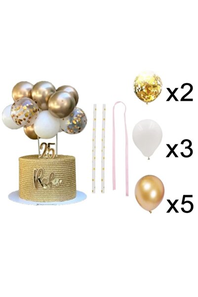 asöy كروم بالون باستيل بالون معكرون بالون كعكة زخرفة كعكة بالون