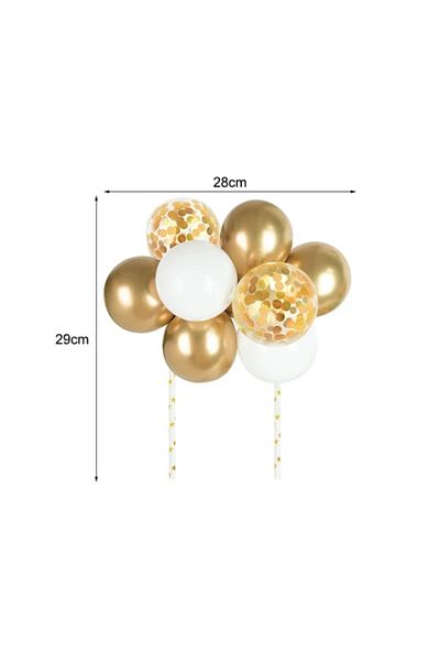 asöy Chrome Balloon Pastel Balloon Macaron Balloon Cake Decoration Cake Balloon