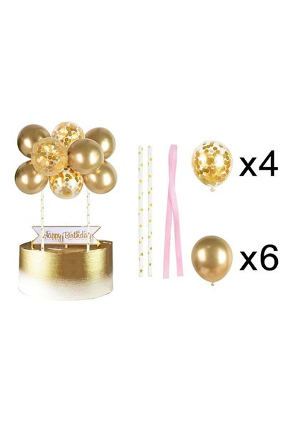 asöy Chrome Balloon Cake Decoration Cake Balloon