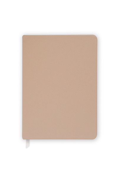 Chapters Vegan Leather Notebook - Nude