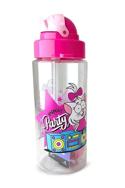 Gıpta Kral Şakir Pink Karaoke Party Feeding Bowl and 500CC Water Bottle