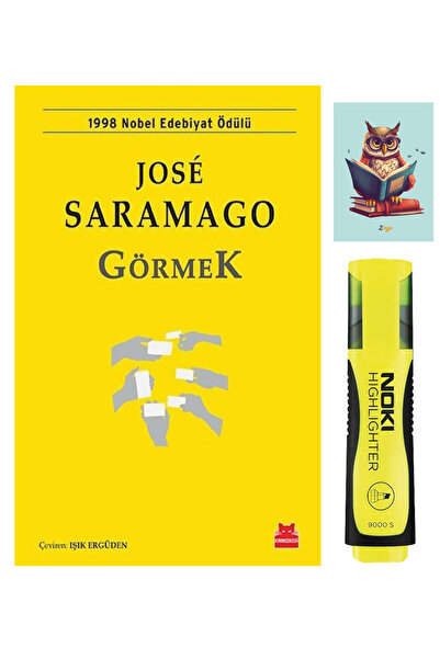 Kırmızı Kedi Görmek 9786052981320 - Jose Saramago - Sarı Fosforlu Kalem - Not...