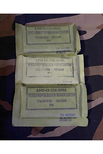 kho military design 1964 Damgalı Batı Alman Ordusu Bandaj Paketi (1 Adet)