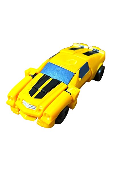 Shem SUPER Warrior Mini Plastik Gövdeli Dönüşebilen Robot Araba 7.5 CM SARI