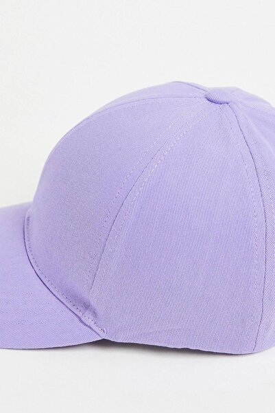 BAHELS Unisex Basic A Kalite Lila Cap Şapka - Ayarlanabilir