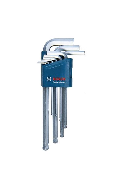 Bosch Allen Key Set Hex 9 P.(1.5-10mm)
