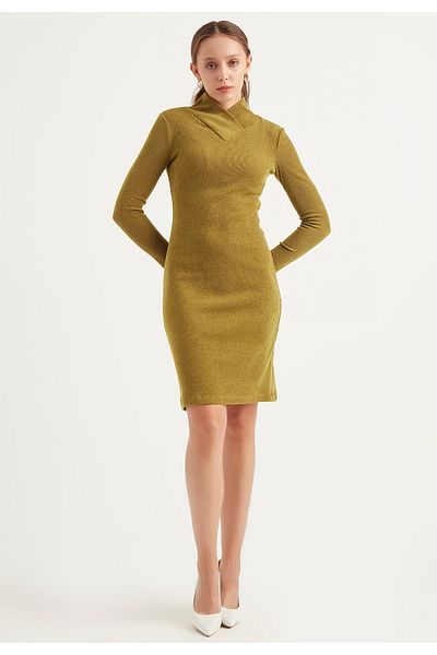 Herita Langärmliges Bleistiftkleid