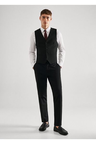 MANGO Man Weste im Super Slim Fit