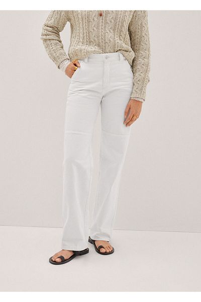 MANGO Woman Jean cargo Carpenter